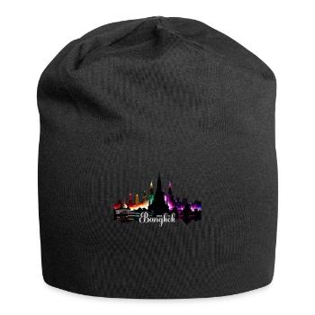 Bangkok Thaïlande Voyage thaïlandais Bangkok tenue. - Bonnet en jersey - noir - Devant