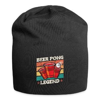 Beer Pong Legend Bierpong Party Bier Pong - Bonnet en jersey - noir - Devant