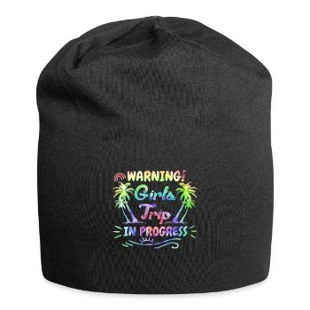 Attention Girls' Strip on the Road Girls Spring Break - Jersey Beanie - black - Front