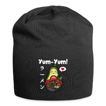 Yum Yum Japan Anime Ramen Nudel Frucht Avocado - Jersey-Beanie - Schwarz - Vorne