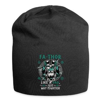 Vathor pour hommes - Fête des pères Cadeau de la fête des pères Viking - Bonnet en jersey - noir - Devant