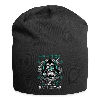 Vathor pour hommes - Fête des pères Cadeau de la fête des pères Viking - Bonnet en jersey - noir - Devant