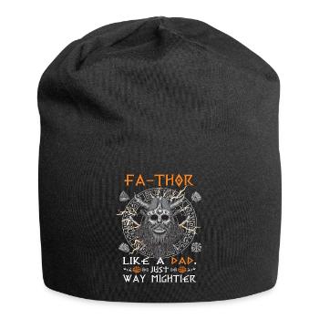 Vathor pour hommes - Fête des pères Cadeau de la fête des pères Viking - Bonnet en jersey - noir - Devant