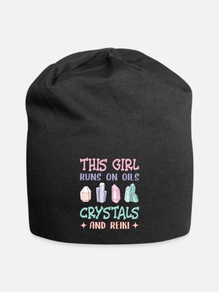 Reiki Practitioners & Reiki Master - Jersey Beanie - black