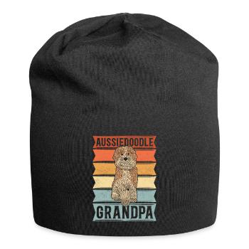 Aussiedoodle Grand-père Dog Owner Chiens Cadeau - Bonnet en jersey - noir - Devant