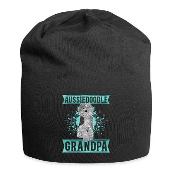 Aussiedoodle Grandpa Dogs Dog Owner Cadeau - Bonnet en jersey - noir - Devant