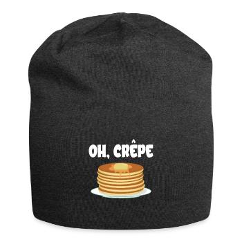 Crêpes - Bonnet en jersey - charbon - Devant