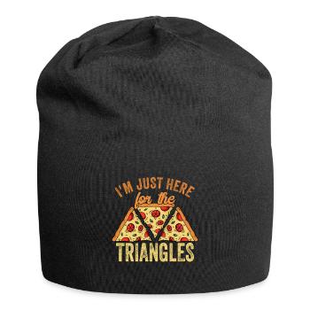 Pizza Baker Make your own pizza - Jersey Beanie - black - Front