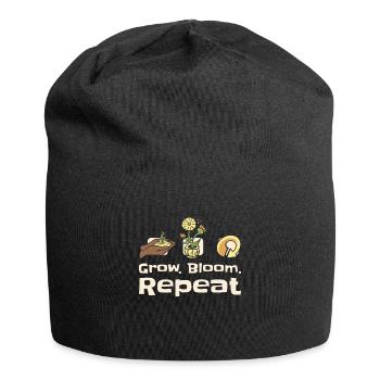 Gartenarbeit Florist Blumen pflanzen Blumen - Jersey-Beanie - Schwarz - Vorne