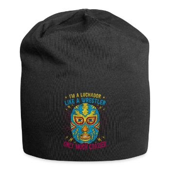 I'm A Luchador Like Wrestler Crazier Lucha Libre - Jersey Beanie - black - Front