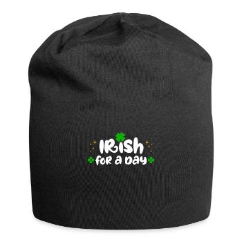 Irlandais d’un jour Saint-Patrick - Bonnet en jersey - noir - Devant