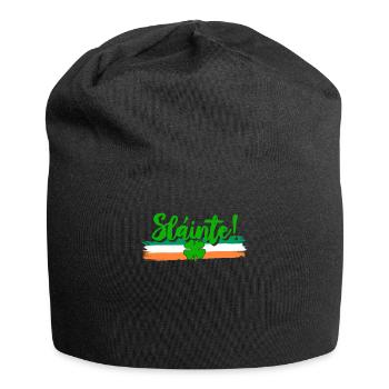 Sláinte Toast Ireland St. Patrick's Day - Jersey Beanie - black - Front