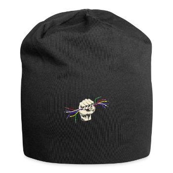 Hand Cables Electronic Audio Cable Synthesizer - Jersey Beanie - black - Front