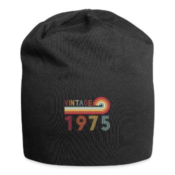 Drôle de millésime né en 1975 Anniversaire - Bonnet en jersey - noir - Devant