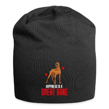Dogue allemand - Bonnet en jersey - noir - Devant