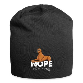 Dogue allemand - Bonnet en jersey - noir - Devant