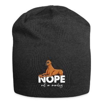 Dogue allemand - Bonnet en jersey - charbon - Devant