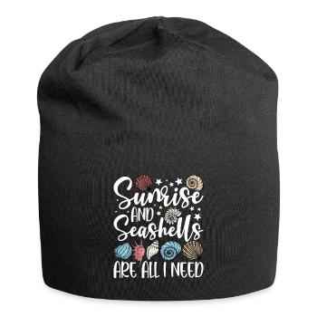 Collecting shells - Jersey Beanie - black - Front