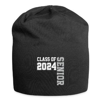 Klasse von 2024 Senior Jahr 24. - Jersey-Beanie - Schwarz - Vorne