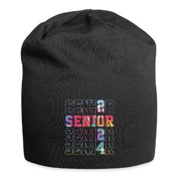 Klasse von 2024 Senior Jahr 24. - Jersey-Beanie - Schwarz - Vorne