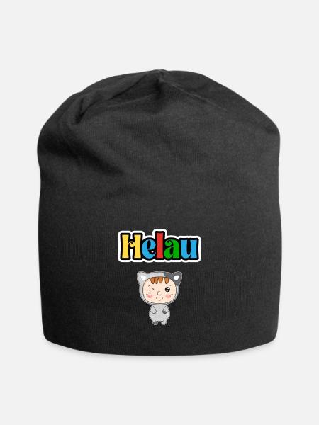 Süßes Karneval Tier, Meenz Helau, party - Jersey-Beanie - Schwarz