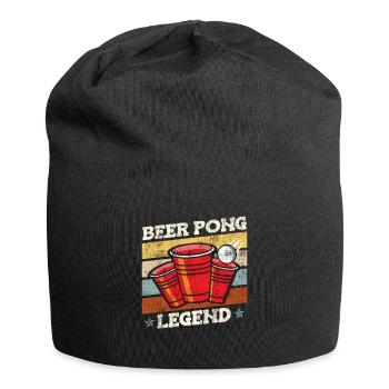 Beer Pong Legend Bierpong Party Bier Pong - Bonnet en jersey - noir - Devant