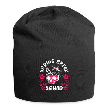 Spring Break Squad Sommerferien Spring Break - Jersey-Beanie - Schwarz - Vorne