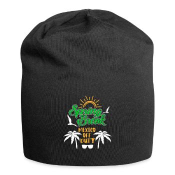 Spring Break Mexico off duty Ferien Spring Break - Jersey-Beanie - Schwarz - Vorne