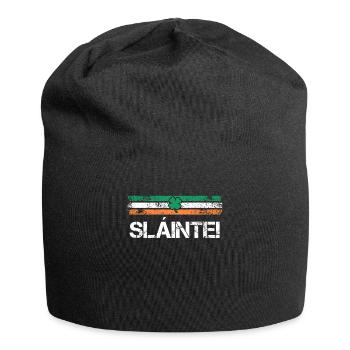 Slainte Irland Trinkspruch - Jersey-Beanie - Schwarz - Vorne