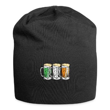 Irish Beer Ireland St. Patrick's Day - Jersey Beanie - black - Front