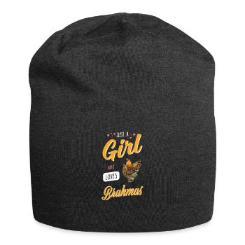Brahma Chicken I Chicken Poultry Motif pour - Bonnet en jersey - charbon - Devant