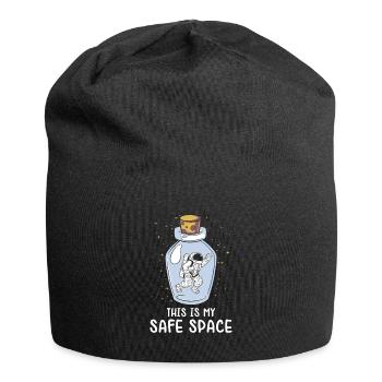 Weltraum Astronaut Starry Mystische Astronomie - Jersey-Beanie - Schwarz - Vorne