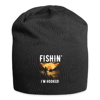 Pêcheur pêcheur pêcheur - Bonnet en jersey - noir - Devant