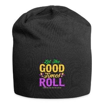 Laissez les bons moments rouler Mardi Gras Parade - Bonnet en jersey - noir - Devant