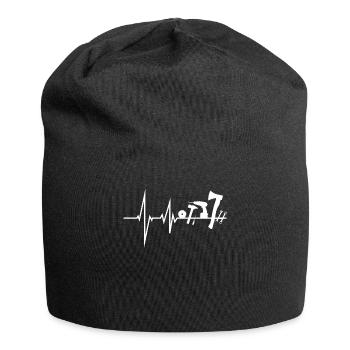 Artisans d’idées cadeaux DIY - Bonnet en jersey - noir - Devant