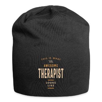 Therapist - Jersey Beanie - black - Front