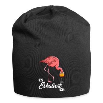 Ça dégénère quand même Flamingo Cocktail - Bonnet en jersey - noir - Devant