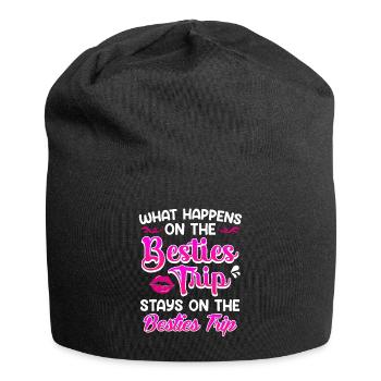 Beasties Trip Friends Summer Holiday Spring Break - Jersey Beanie - black - Front