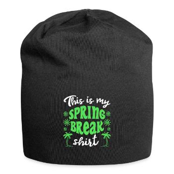 Das ist mein Spring Break T-Shirt Spring Break - Jersey-Beanie - Schwarz - Vorne
