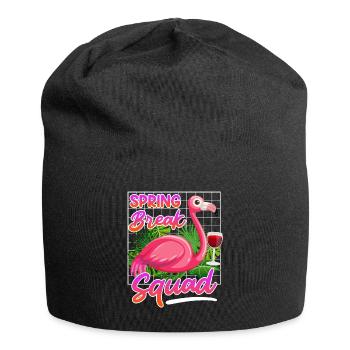 Spring Break Squad Sommerferien Spring Break - Jersey-Beanie - Schwarz - Vorne