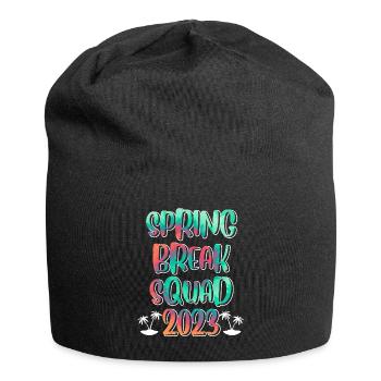 Spring Break Squad Sommerferien Spring Break - Jersey-Beanie - Schwarz - Vorne