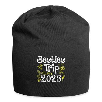 Besties Trip 2023 Summer Vacation 2023 Spring Break - Jersey Beanie - black - Front