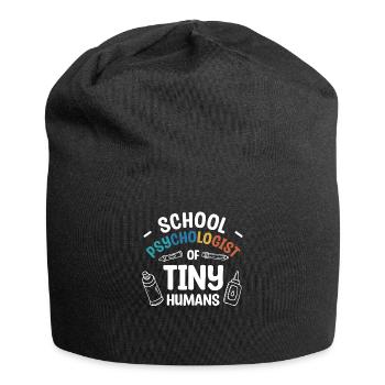 Schulpsychologe von winzigen Menschen Psychologen - Jersey-Beanie - Schwarz - Vorne