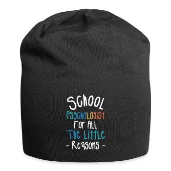 School Psychologist For All The Little Reasons - Jersey Beanie - black - Front