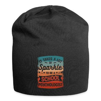 It Takes A Lot Of Sparkle To Be A School - Jersey Beanie - black - Front