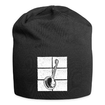 Banjo Banjo joueur Banjoïste - Bonnet en jersey - noir - Devant