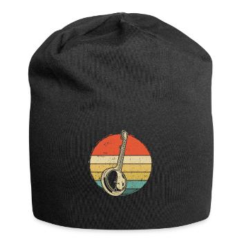 Banjo Banjo joueur Banjoïste - Bonnet en jersey - noir - Devant