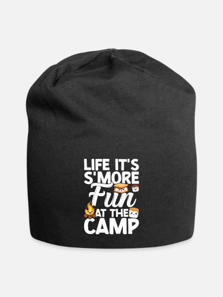 Marshmallow S'more - Jersey-Beanie - Schwarz