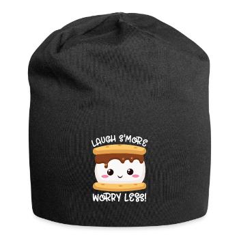 Marshmallow S'more - Jersey Beanie - black - Front