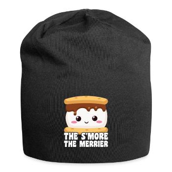 Marshmallow S'more - Jersey Beanie - black - Front